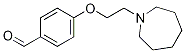 4-(2-(Azepan-1-yl)ethoxy)benzaldehyde Structure,223251-09-0Structure