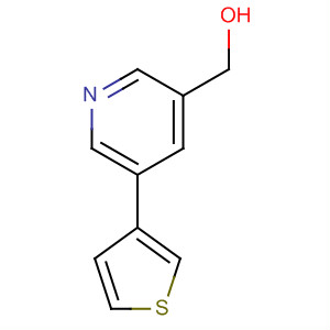 (5-(Thiophen-3-yl)pyridin-3-yl)methanol Structure,223563-61-9Structure