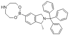 2,3-Dihydro-(1r)-methyl-5-(tetrahydro-4h-1,3,6,2-dioxazaborocin-2-yl)-2-(triphenylmethyl)-1h-isoindole Structure,223595-20-8Structure