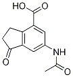 6-Acetamido-1-oxo-2,3-dihydro-1h-indene-4-carboxylicacid Structure,224181-99-1Structure