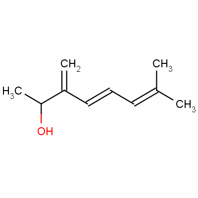 (E)-7-methyl-3-methyleneocta-4,6-dien-2-ol Structure,22451-63-4Structure