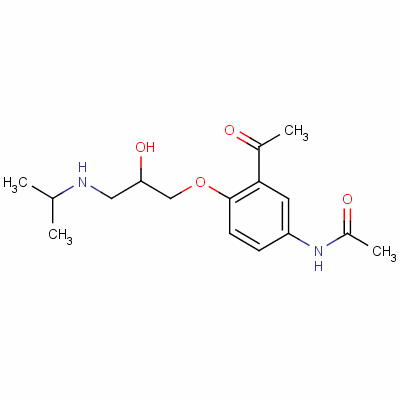 外消旋二醋洛爾結(jié)構(gòu)式_22568-64-5結(jié)構(gòu)式