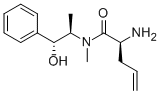 (2S)-氨基-n-[(1r,2r)-2-羥基-1-甲基-2-苯基乙基]-n-甲基-4-戊酰胺結(jié)構(gòu)式_225938-47-6結(jié)構(gòu)式