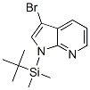 3-溴-1-[(1,1-二甲基乙基)二甲基甲硅烷基]-1H-吡咯并[2,3-b]吡啶結(jié)構(gòu)式_226085-15-0結(jié)構(gòu)式