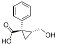 (1R,2R)-2-(Hydroxymethyl)-1-phenylcyclopropanecarboxylic acid Structure,22613-99-6Structure