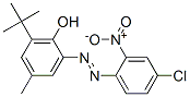 6-tert-Butyl-4-methyl-2-[(4-chloro-2-nitrophenyl)azo]phenol Structure,22617-04-5Structure