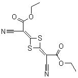 Diethyl 2,2′-(1,3-dithietane-2,4-diylidene)bis(cyanoacetate) Structure,22624-54-0Structure