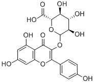 山奈酚葡萄糖醛酸苷結(jié)構(gòu)式_22688-78-4結(jié)構(gòu)式