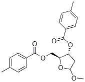 1-甲氧基-2-脫氧-2-氟-3,5-二苯甲?；?L-阿拉伯呋喃糖苷結(jié)構(gòu)式_22837-37-2結(jié)構(gòu)式