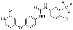 1-(4-Chloro-3-(trifluoromethyl)phenyl)-3-(4-((2-oxo-1,2-dihydropyridin-4-yl)oxy)phenyl)urea Structure,228400-57-5Structure