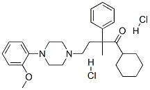 1-Butanone, 1-cyclohexyl-4-[4-(2-methoxyphenyl)-1-piperazinyl]-2-methyl-2-phenyl- Structure,228418-79-9Structure