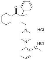 1-Cyclohexyl-4-[4-(2-methoxy-phenyl)-piperazin-1-yl]-2-phenyl-butan-1-onedihydrochloride Structure,228418-81-3Structure