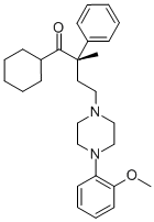 (S)-1-cyclohexyl-4-(4-(2-methoxyphenyl)piperazin-1-yl)-2-methyl-2-phenylbutan-1-one Structure,228418-82-4Structure