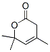 3,6-Dihydro-4,6,6-trimethyl-2H-pyran-2-one Structure,22954-83-2Structure