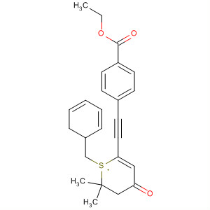 4-<(2,2-二甲基-4-氧代-硫代苯并二氫吡喃-6-基)乙炔>苯甲酸乙酯結(jié)構(gòu)式_229961-22-2結(jié)構(gòu)式