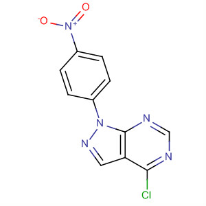 4-Chloro-1-(4-nitrophenyl)-1h-pyrazolo[3,4-d]pyrimidine Structure,23000-49-9Structure