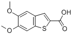 5,6-Dimethoxy-1-benzothiophene-2-carboxylic acid Structure,23046-03-9Structure