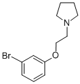 1-[2-(3-Bromophenoxy)ethyl]-pyrrolidine Structure,23136-18-7Structure