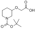 3-Carboxymethoxy-piperidine-1-carboxylic acid tert-butyl ester Structure,231622-09-6Structure