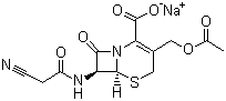 Cefacetrile sodium Structure,23239-41-0Structure