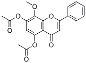 5,7-Diacetoxy-8-methoxyflavone Structure,23246-80-2Structure