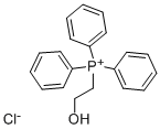 (2-Hydroxyethyl)triphenylphosphonium chloride Structure,23250-03-5Structure