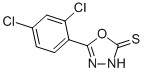 5-(2,4-Dichlorophenyl)-1,3,4-oxadiazole-2(3h)-thione Structure,23288-92-8Structure