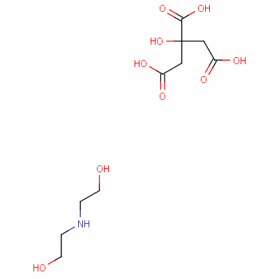 Bis[2-hydroxyethyl]ammonium dihydrogen citrate Structure,23349-61-3Structure