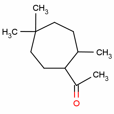 1-(2,5,5-三甲基環(huán)庚基)-乙酮結(jié)構(gòu)式_23361-88-8結(jié)構(gòu)式