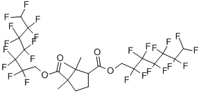 Bis(1H,1H,7H-perfluoroheptyl) dicamphorate Structure,2355-57-9Structure