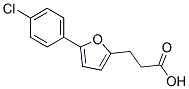 3-[5-(4-Chloro-phenyl)-furan-2-yl]-propionic acid Structure,23589-02-8Structure