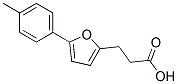 3-(5-P-tolyl-furan-2-yl)-propionic acid Structure,23589-06-2Structure