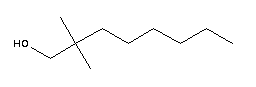 2,2-二甲基辛醇結(jié)構(gòu)式_2370-14-1結(jié)構(gòu)式