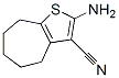 2-Amino-5,6,7,8-tetrahydro-4H-cyclohepta[b]thiophene-3-carbonitrile Structure,23917-22-8Structure