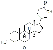 3-Alpha-hydroxy-6-ketocholanic acid Structure,2393-61-5Structure