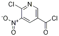 6-Chloro-5-nitronicotinoyl chloride Structure,23945-84-8Structure