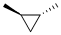 Trans-1,2-dimethylcyclopropane Structure,2402-06-4Structure