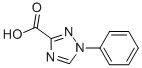 1-Phenyl-1h-[1,2,4]triazole-3-carboxylic acid Structure,24036-63-3Structure