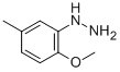 (2-Methoxy-5-methyl-phenyl)-hydrazine Structure,24054-67-9Structure