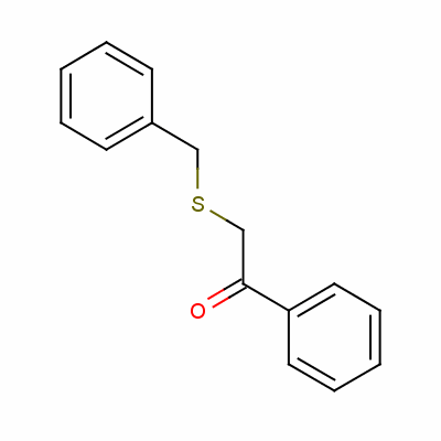 1-苯基-2-[(苯基甲基)硫代]-乙酮結(jié)構(gòu)式_2408-88-0結(jié)構(gòu)式