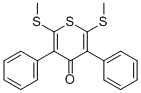 2,6-Bis(methylthio)-3,5-diphenyl-4H-thiopyran-4-one Structure,24097-29-8Structure