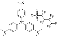 Tris(4-tert-butylphenyl)sulfonium perfluoro-1-butanesulfonate Structure,241806-75-7Structure