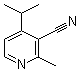 2-Methyl-4-(1-methylethyl)-3-pyridinecarbonitrile Structure,242474-49-3Structure