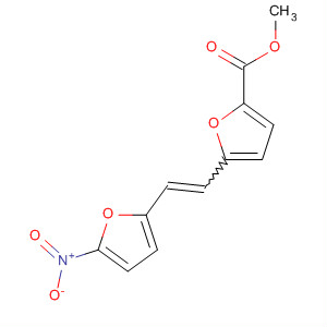 5-[2-(5-Nitro-2-furanyl)ethenyl]-2-furancarboxylic acid methyl ester Structure,24269-96-3Structure