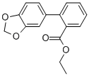 2-Benzo[1,3]dioxol-5-yl-benzoic acid ethyl ester Structure,24351-53-9Structure