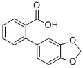 2-Biphenyl-[1,3]dioxol-5-yl-carboxylic acid Structure,24351-54-0Structure