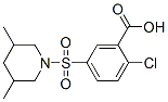 2-Chloro-5-(3,5-dimethylpiperidinosulphonyl)benzoic acid Structure,24358-29-0Structure