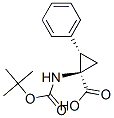 (1R,2S)-N-BOC-1-Amino-2-phenylcyclopropanecarboxylic acid Structure,244205-60-5Structure