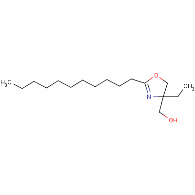 4-Oxazolemethanol,4-ethyl-4,5-dihydro-2-undecyl- Structure,24448-07-5Structure