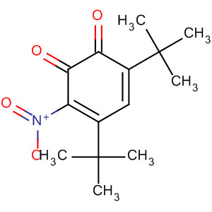 4,6-Di(tert-butyl)-3-nitro-1,2-benzoquinone Structure,24457-00-9Structure